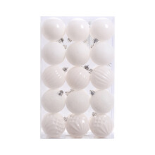 Viflosae 30Pcs Shatterproof Christmas Ball Ornaments 6cm, compatible with Christmas Tree, Wedding & Party Decorations, Indoor Xmas Decor Black Friday