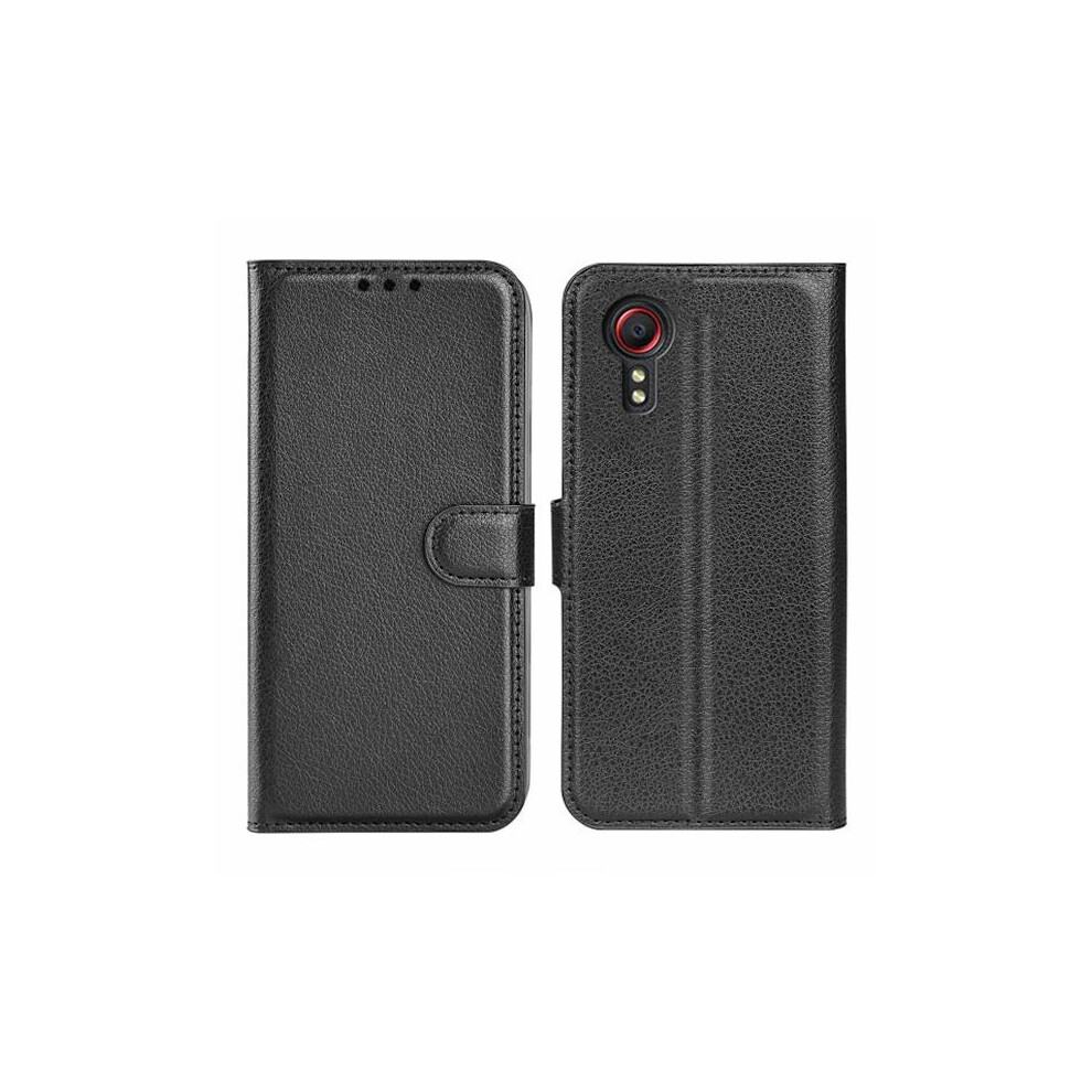 Compatible With Samsung Galaxy Xcover 7 Wallet Case With Stand - Black 9173940155275