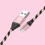 Freedomtech 6-tums USB-hane till USB-C-hane-kabel, rosa 4