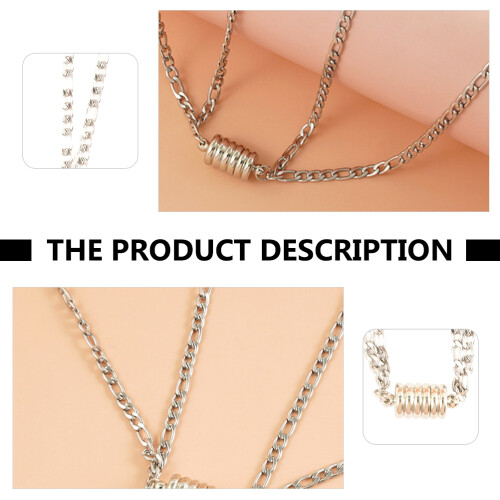 Amosfun1Set Creatieve Schroefketting Sleutelbeen Accessoires Halssieraad Halshanger 2