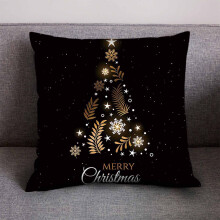 Capa de almofada Lmueinov com estampa de pele de pêssego para decoração de Natal e sofá.