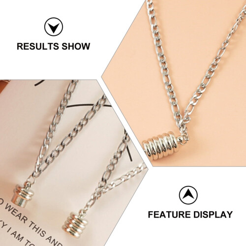 Amosfun1Set Creatieve Schroefketting Sleutelbeen Accessoires Halssieraad Halshanger 1