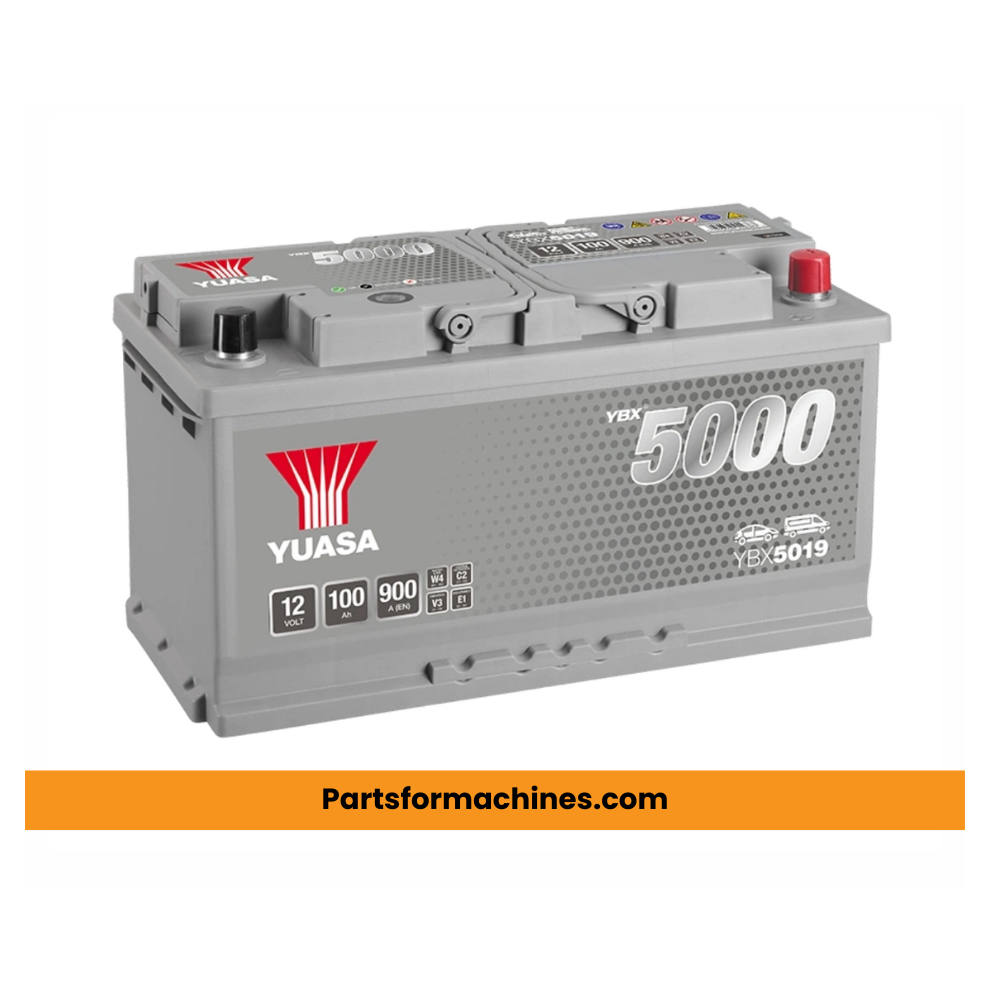 Yuasa Ybx5019 12V 100Ah 900A High Performance Battery Silver 5050694029387