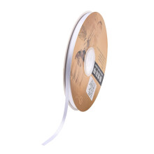 Satinband, einseitig, weiß, 1/4 Zoll (6 mm), 100 Yards/Rolle (91,44 m/Rolle)