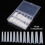 120th Extra Long C Curve Nail Tips Long Square French Nude 1