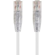 Kabel krosowy Ethernet Cat6 - 25 stóp - biały | RJ45, skrętka 550 MHz UTP CMR, bez zaczepów, z przewodem typu "snagless", z przewodem typu "pure