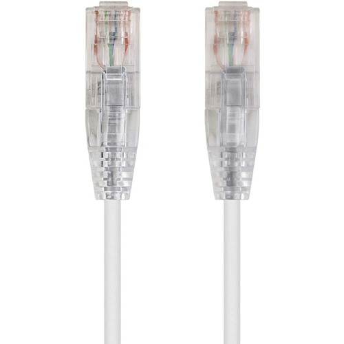 Καλώδιο Patch Cat6 Ethernet - 25 πόδια - Λευκό | Snagless RJ45Stranded 550MHz UTP CMR Riser Rated Pure Bare