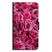 Bjornberry Hülle kompatibel mit Samsung Galaxy J7 (2017) - Rote Rosen