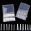 120th Extra Long C Curve Nail Tips Long Square French Nude 2