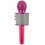 Karaokemicrofoon met luidspreker / Karaoke met microfoon - Bluetooth roze 5