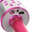 Karaokemicrofoon met luidspreker / Karaoke met microfoon - Bluetooth roze 6