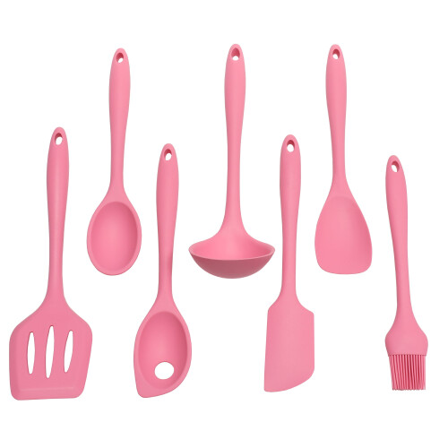 Chef Craft Premium Silikon-Bratlöffel, 28 cm, Rosa 1