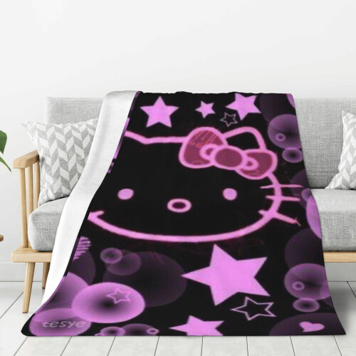 Κουβέρτα Hello Kitty από φλις, εξαιρετικά μαλακή, άνετη κουβέρτα, χαρακτηριστικά