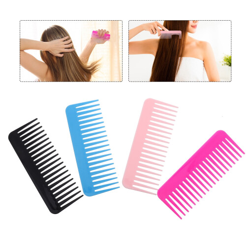 Guangmc4Pcs Χτένα ξεμπερδέματος για σγουρά και βρεγμένα/στεγνά μαλλιά 2