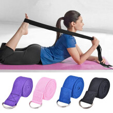 Sangle de yoga de 1,8 m (6 pi) pour s'étirer, avec réglage extra sécurisé, améliore la posture assise.