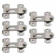 5Pcs 20X50X70mm Stainless Steel Home Safety Gate Door Bolt Latch Slide Lock Hardware
