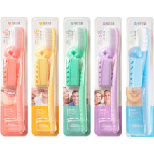Soft Dual Brush Toothbrush Set 14 pcs White with 68Hole Airflow Head and Gentle Bristles for Comfort