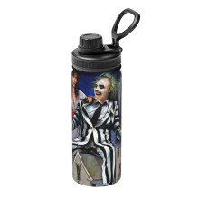 Sticlă de apă izolată Beetlejuice Sports, din oțel inoxidabil, portabilă, pentru exterior, la modă, pentru călătorii, fitness, studenți,