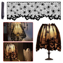 WinysinSupplies Abażury na Halloween, Czarna Koronka, Dekoracja na Świąteczne Imprezy w Domu