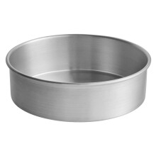 (1 pièce) Moule à gâteau rond en aluminium, qualité durable, 25,4 cm de diamètre x 7,6 cm de hauteur