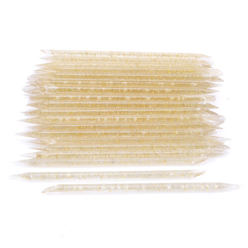 Hesroicy50Pcs Στυλό Νυχιών Γυαλιστερό DIY Εργονομία Νεκρού Δέρματος Πίεση Διπλής
