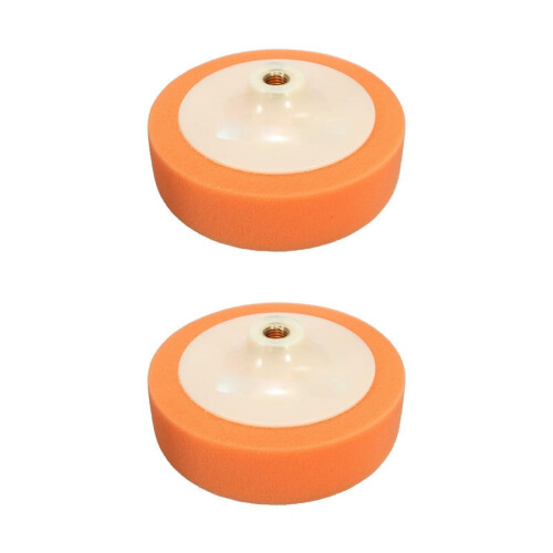 2 buc. burete de lustruit auto de 150 mm pentru filet M14