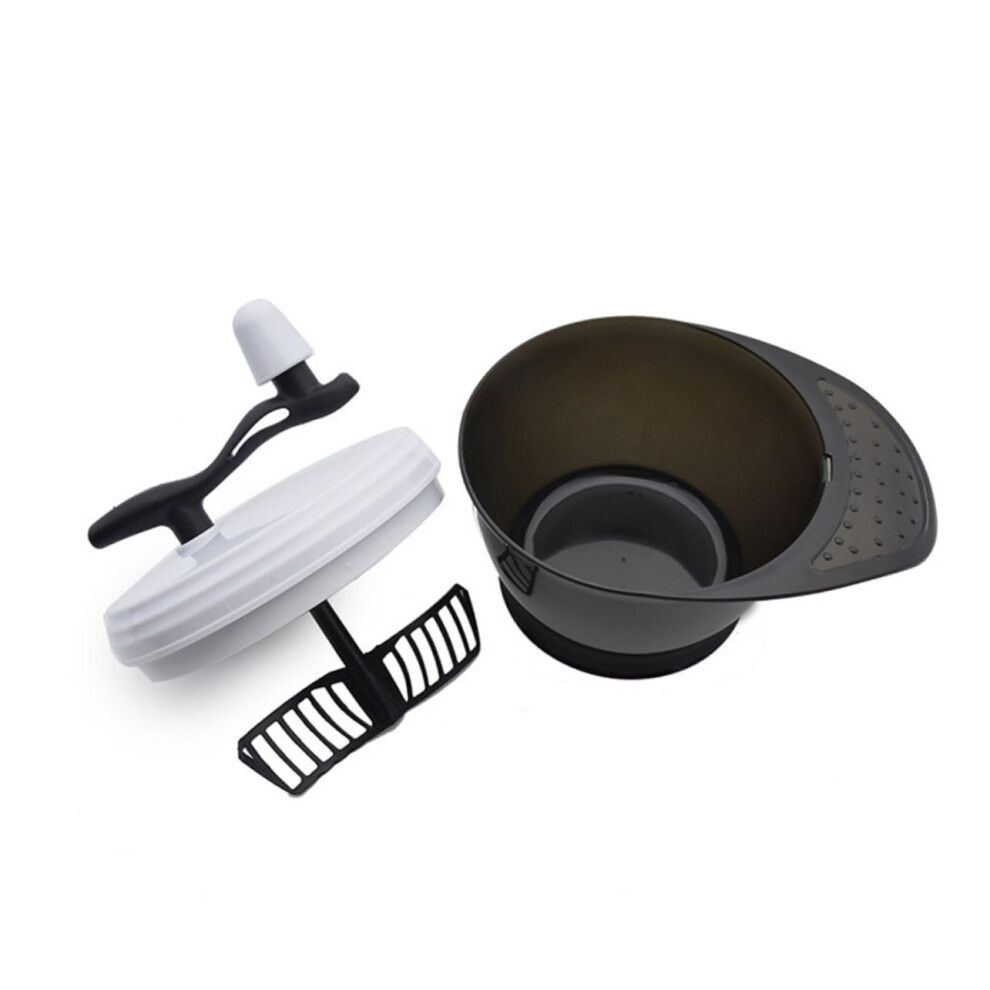 Hair Dye Bowl with Lid, Reusable Easy Clean Hair Coloring Mixing Bowl for Salon and Home Use