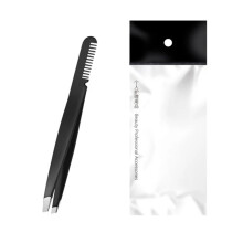 DEKAXID HUAMIANLI Eyebrow Tweezer Pro Women Eyebrow Tweezers Hair Beauty Slanted Stainless Steel Tweezer Tool Dropshipping