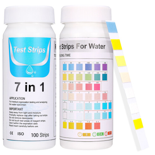 7-in-1 Pool and Spa Test Strips, 100 Piece Pack