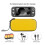 Funda rígida de transporte de EVA jixopn para Switch Lite Mini (amarilla) 5