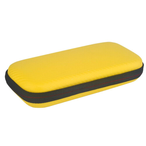 Funda rígida de transporte de EVA jixopn para Switch Lite Mini (amarilla) 1