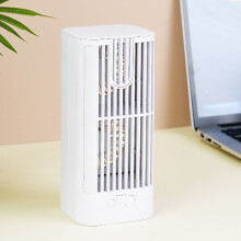 YANHAIGONG Tower Fan, Mini Oscillating Cooling Fan for Bedroom with Night Light, Silent Desktop Air Circulator