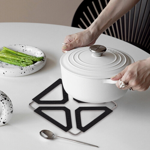 Πτυσσόμενο χαλάκι από ανοξείδωτο ατσάλι Txmfgh - Ρυθμιζόμενο, φορητό θερμαντικό