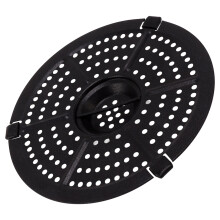 Air Fryer Rack Replacement Part 6.1Inch Round Air Fryer Grill Pan Non Stick Crisper Plate Replacement for Grill Pan Grill Plate Crisper Plate Tray