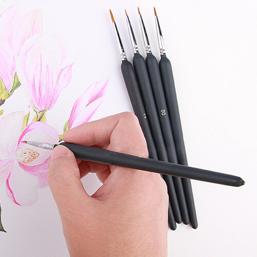 Στυλό Hesroicy5Pcs Liner Υψηλής Ανθεκτικότητας, Ομαλή Ζωγραφική, Καλή Κατακράτηση Νερού, 2