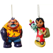 Set di ornamenti LILO Girl e Dr. Jumba Jookiba Evil, statuetta in PVC di Lilo e Stitch