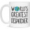 World's Greatest Dispatcher Mug, 11-Ounce White 1