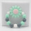 HAOAN Baby Teether Baby Teether Παιχνίδια οδοντοφυΐας σιλικόνης για βρέφη με καταπραϋντικό 6