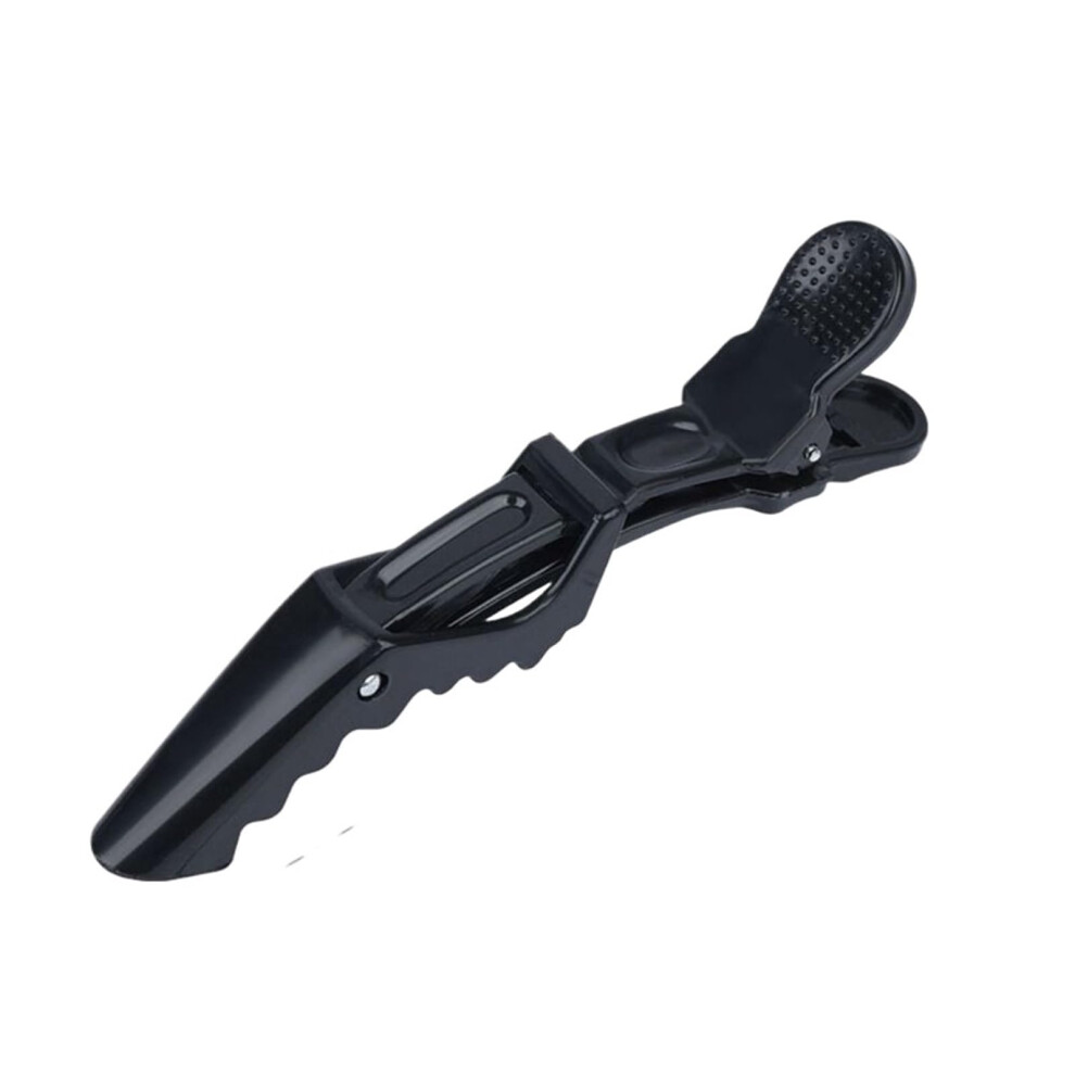 Black Professional Hair Sectioning Clips 100Pcs Alligator Clips With Secure Grip For Salon Styling