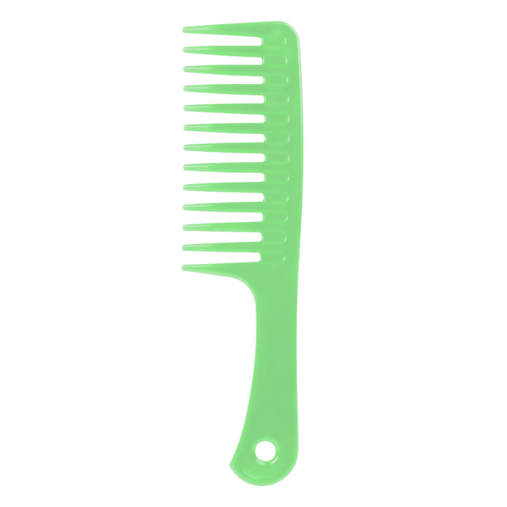 Wide Tooth Comb for Curly, Long Thick Hair, Gentle Detangling Wet and Dry Hair Comb Blue