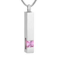 Cremation Jewelry Urn Necklace for Ashes, Waterproof Stainless Steel Memorial Pendant for Loved One