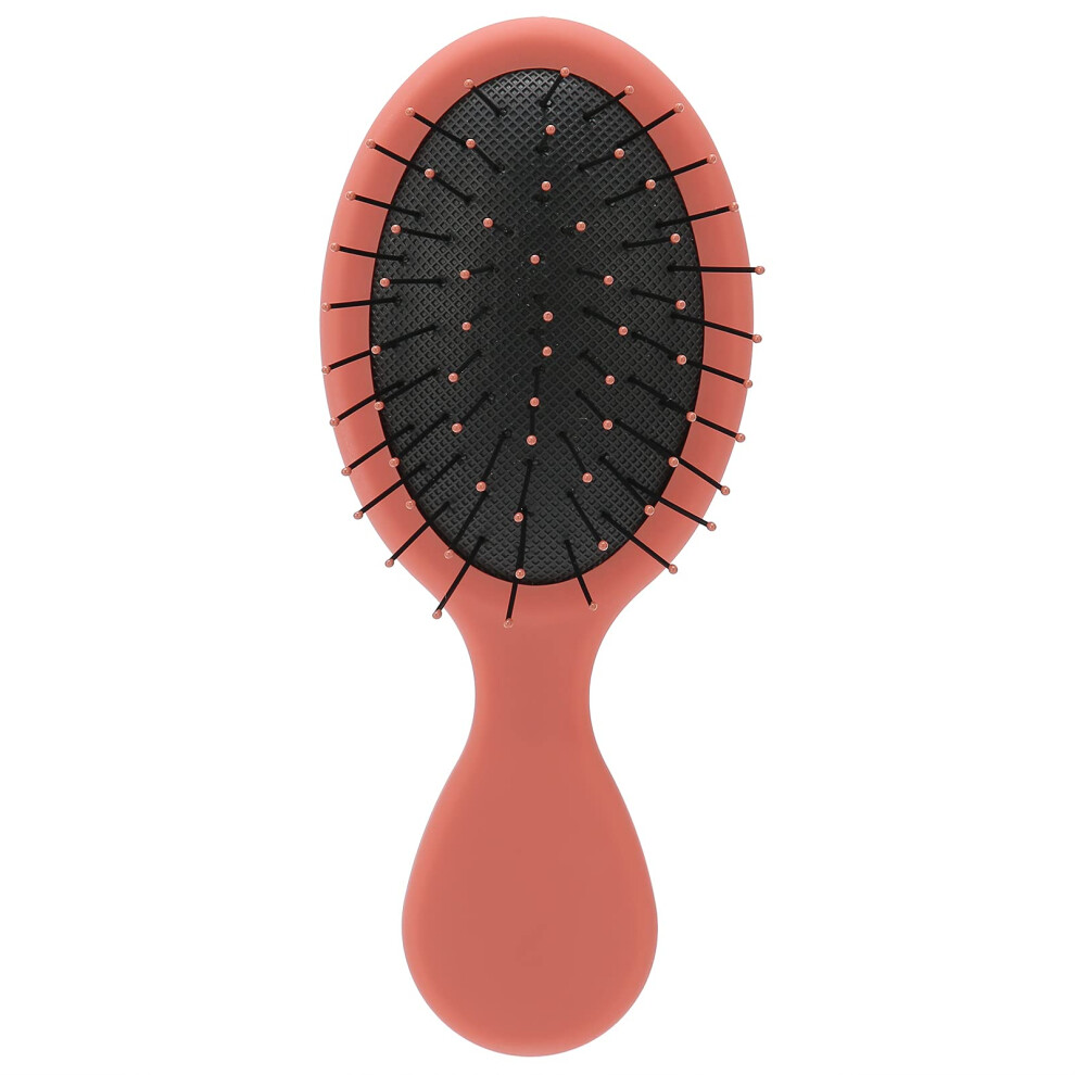 Detangling Hair Brush for Wet and Dry Hair with Soft Cushion Pad and NonâSlip Grip, Bean Paste