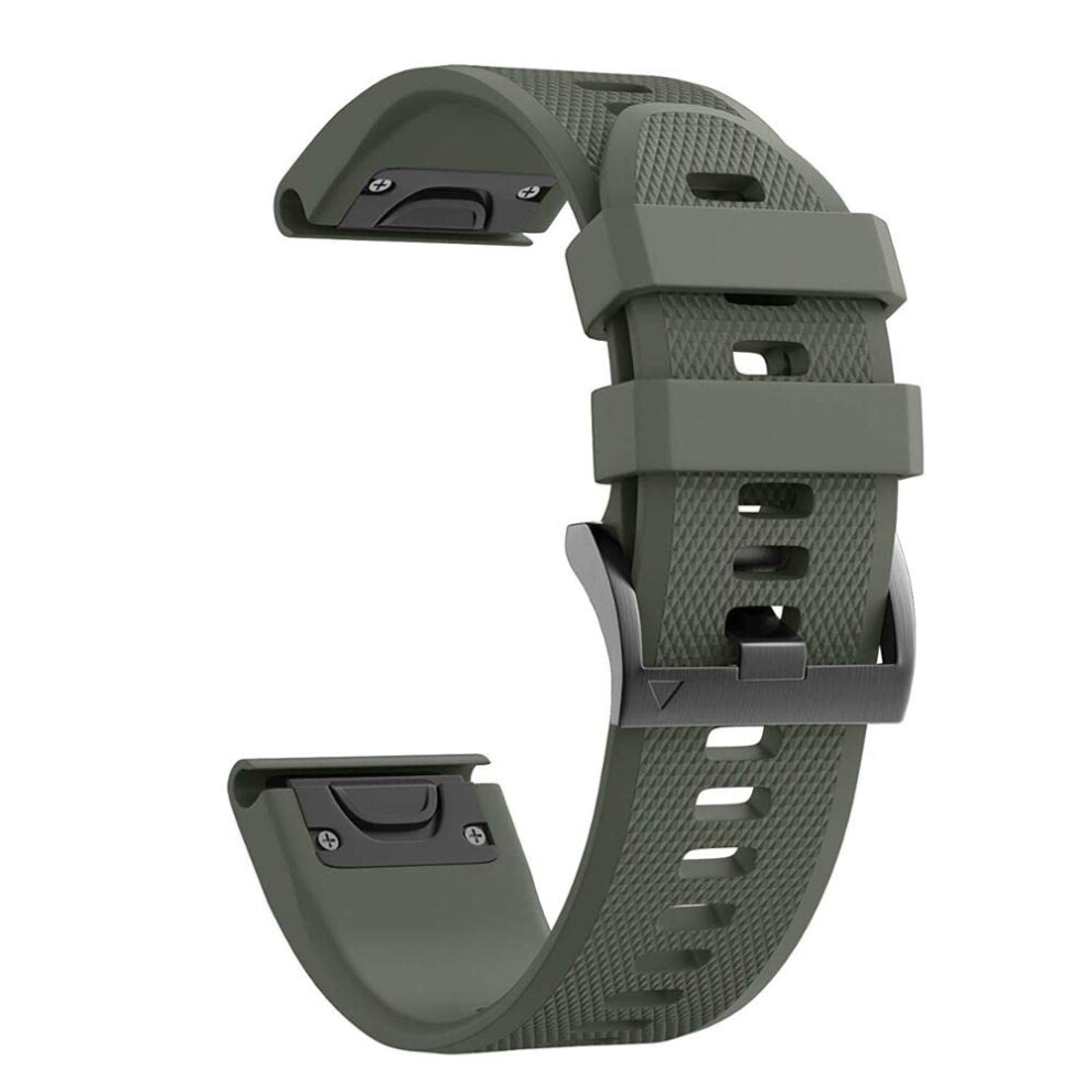 Watch Band 26Mm Quickfit Silicone Strap For Garmin Fenix 7X 6X 5X Plus Enduro D2 Mk2 9099447336613