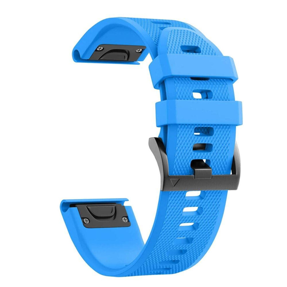 26Mm Silicone Watch Strap Band For Garmin Quickfit Fenix 7X 6X 5X Epix Tool Swap 9164114434630