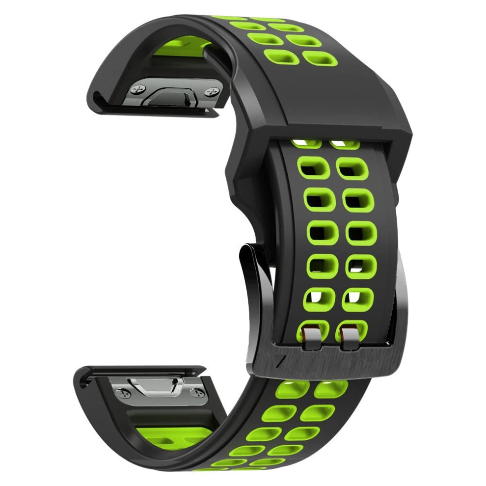26Mm Quickfit Silicone Watch Band Sweat Resistant Secure Sport Fit For Garmin Fenix 7X 9044945209693