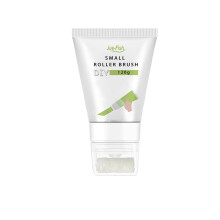 Rodillo de retoque de pintura vankin con relleno líquido blanco (120 ml) - Fácil reparación de paredes, resistente a grietas, secado rápido,