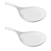 2 bandejas para servir, plato llano único, plato para aperitivos, vajilla práctica para la cocina.