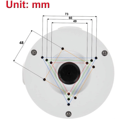 Boîte de jonction PFA130-E pour caméras dôme et bullet 2
