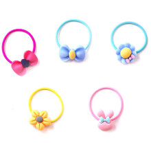 Bentiță de păr / elastic de păr pentru copii, set de 5, multicolor, mărime unică