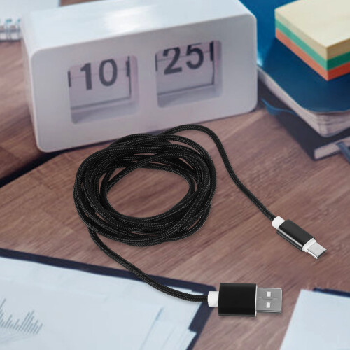 τεμάχια Καλώδιο USB-C 2M από πλεγμένο νάιλον, γρήγορη φόρτιση και συγχρονισμός 2